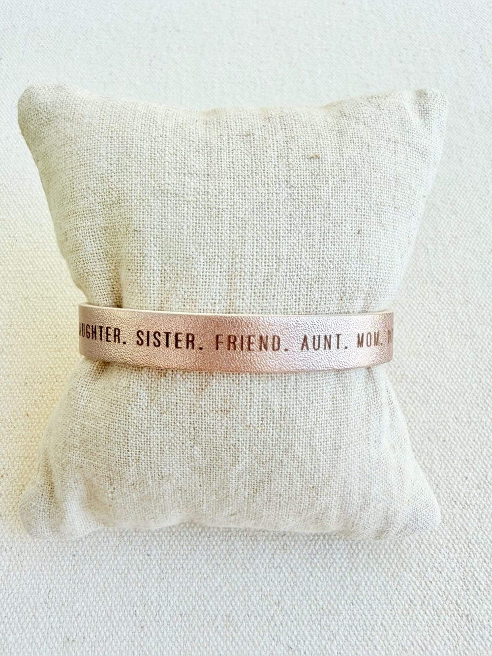 *Single Leather Band* KEEP COLLECTIVE Retired Engraved Display Condition